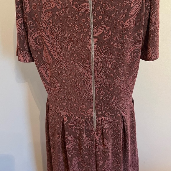 Mauve Embossed LuLaRoe Amelia BNWT 2XL - Picture 7 of 8
